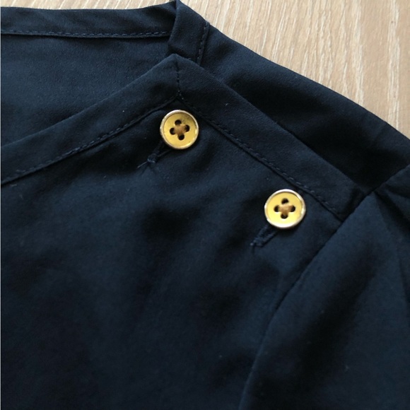 Banana Republic 3/4 Sleeve Blouse in Navy Size S - Picture 8 of 11